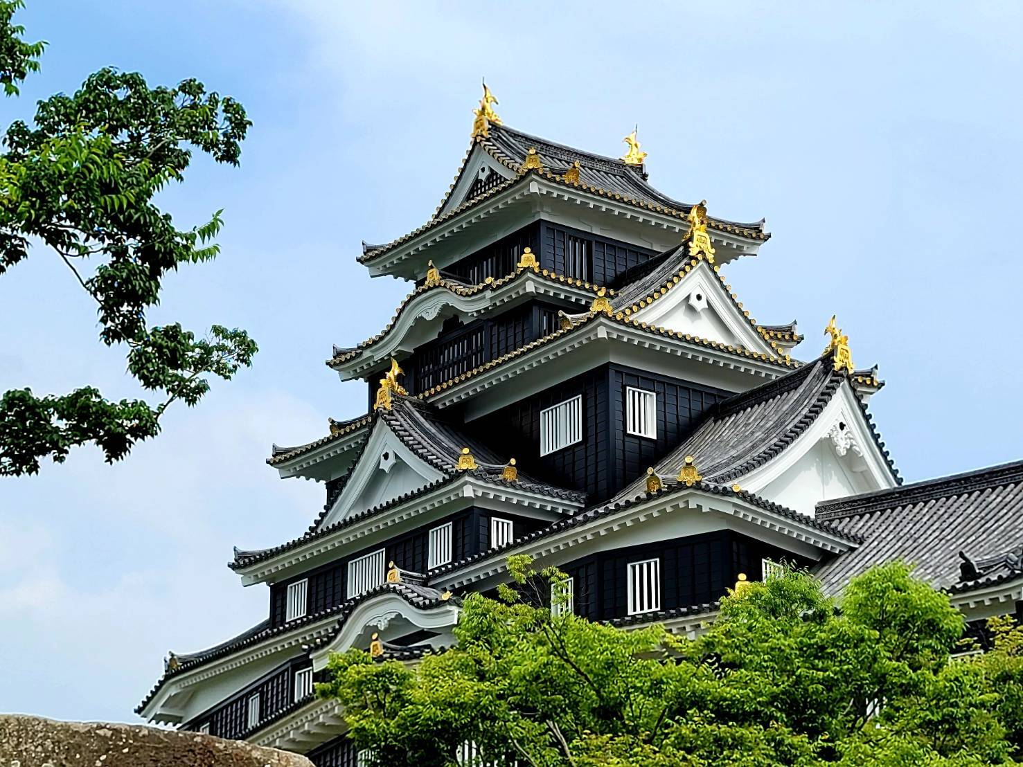 岡山城の写真