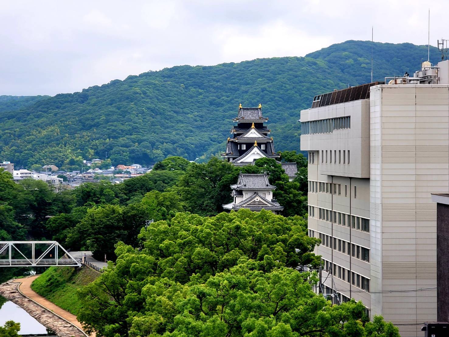 岡山城の写真