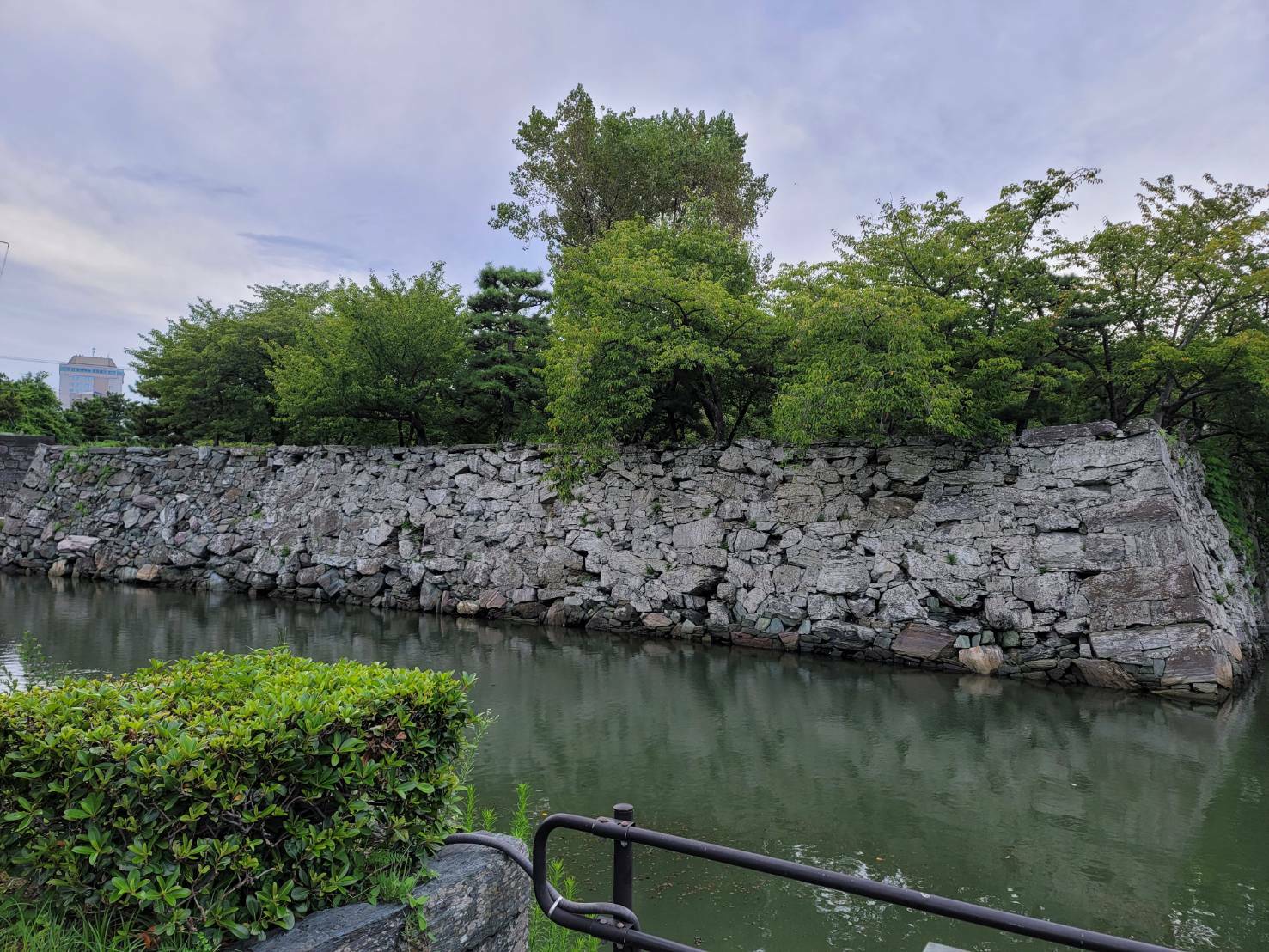 徳島城の支えとなった石垣