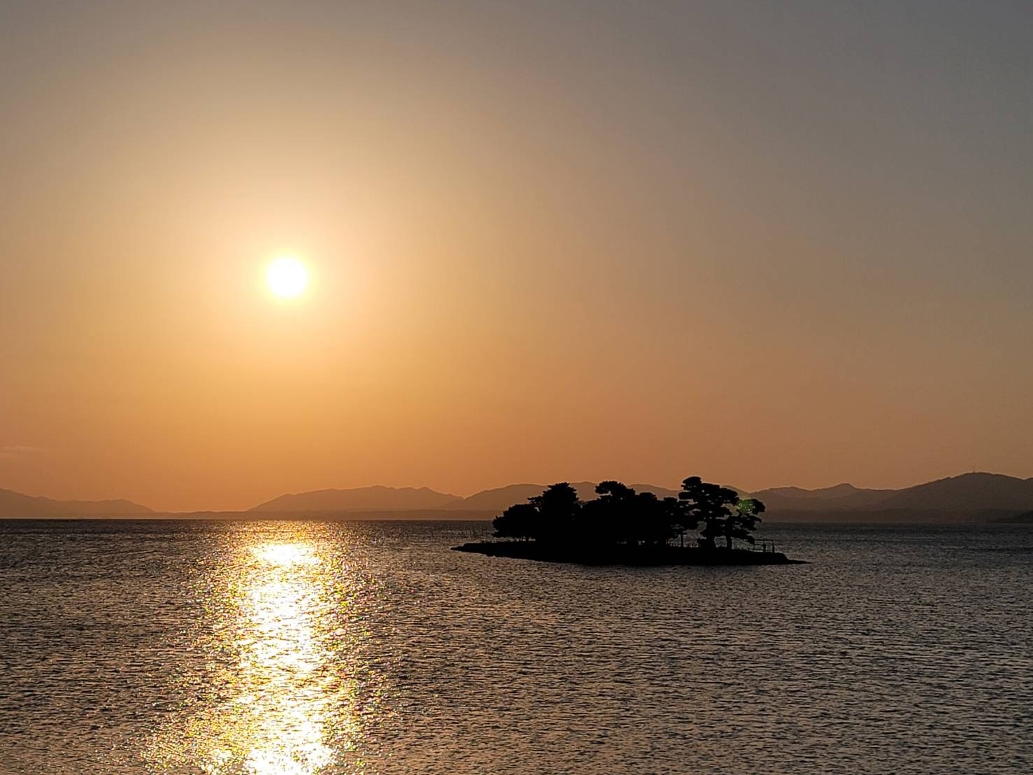 宍道湖と嫁ヶ島