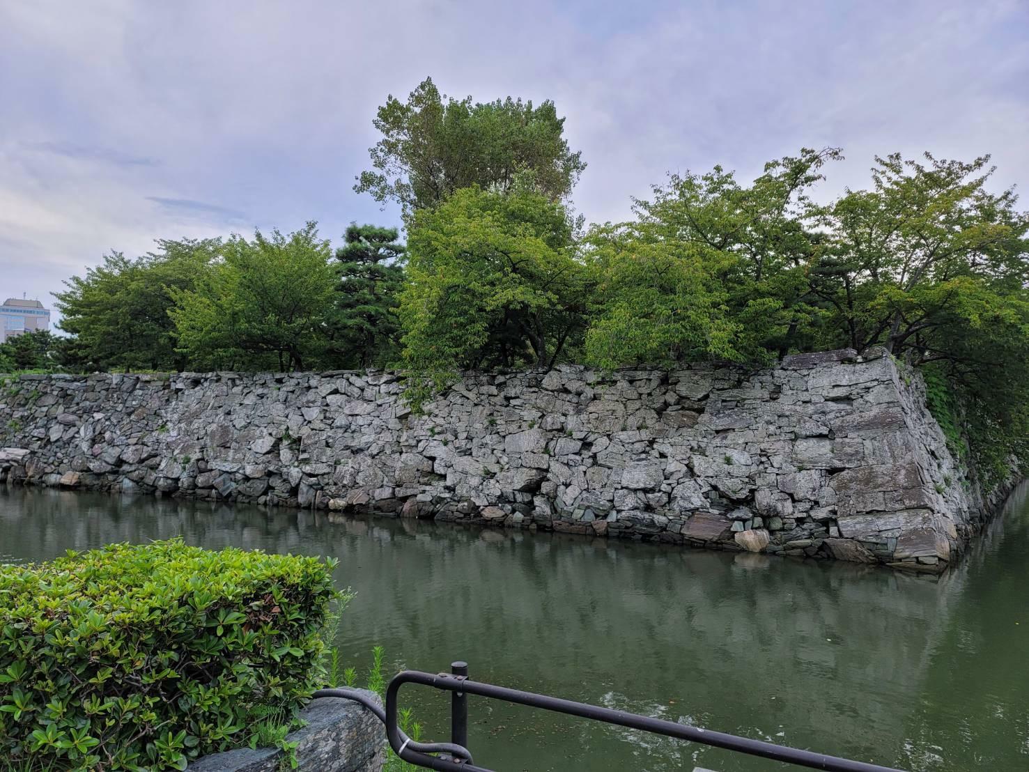 徳島城跡の石垣