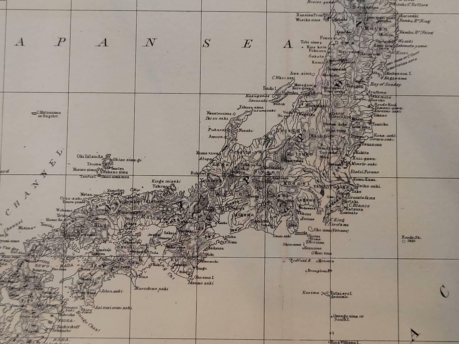 広島県福山市の「福山自動車時計博物館」に展示されている日本地図