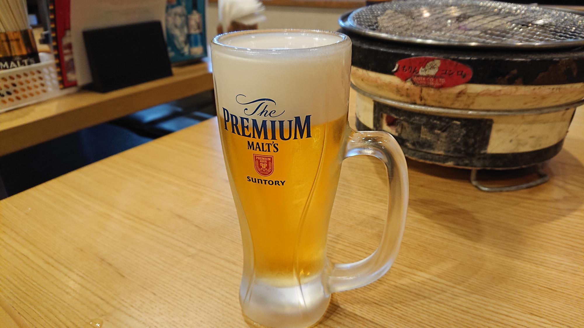 生ビールはプレモル！