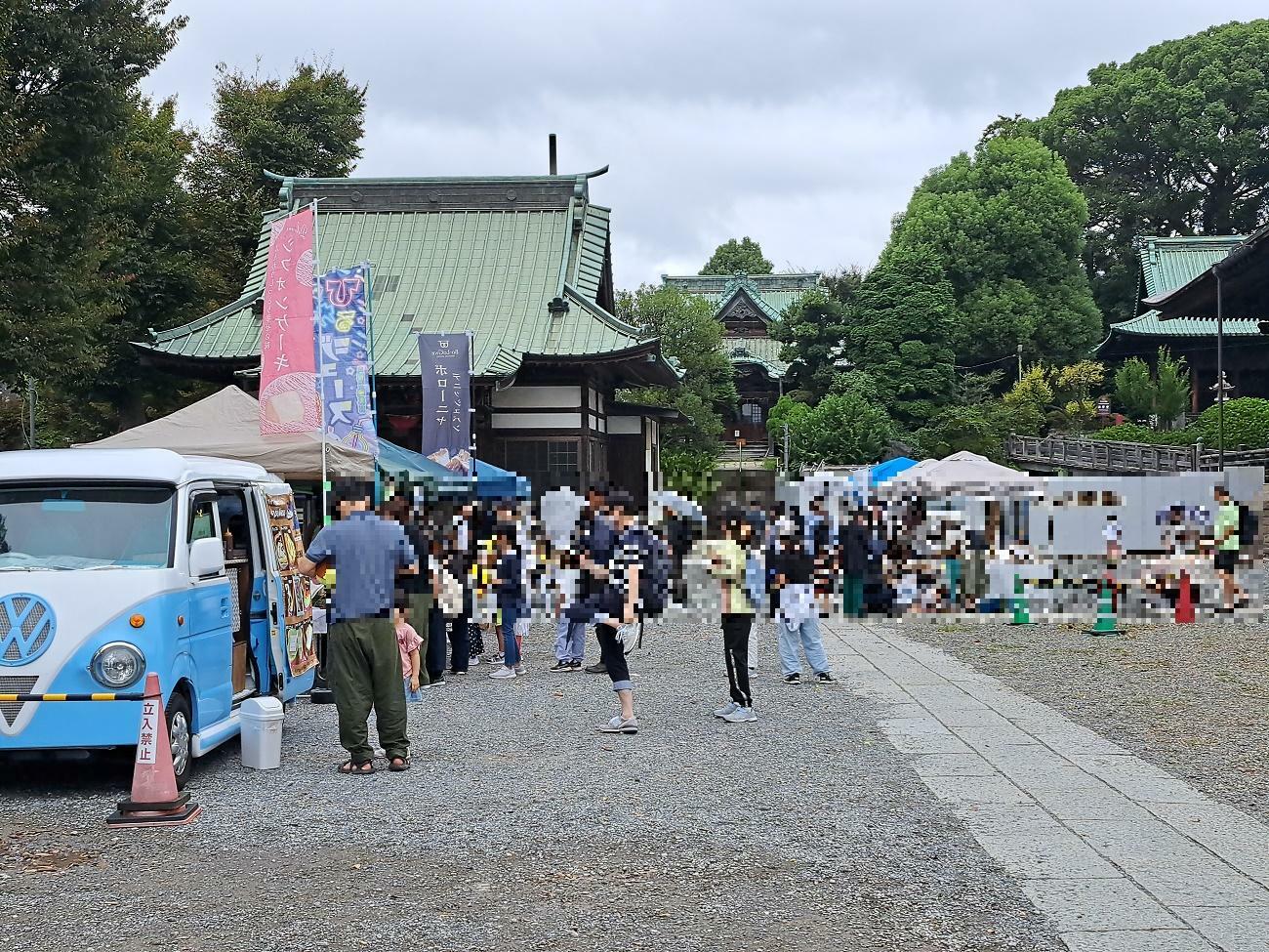 法華経寺で開催されたこどもフェスティバル。