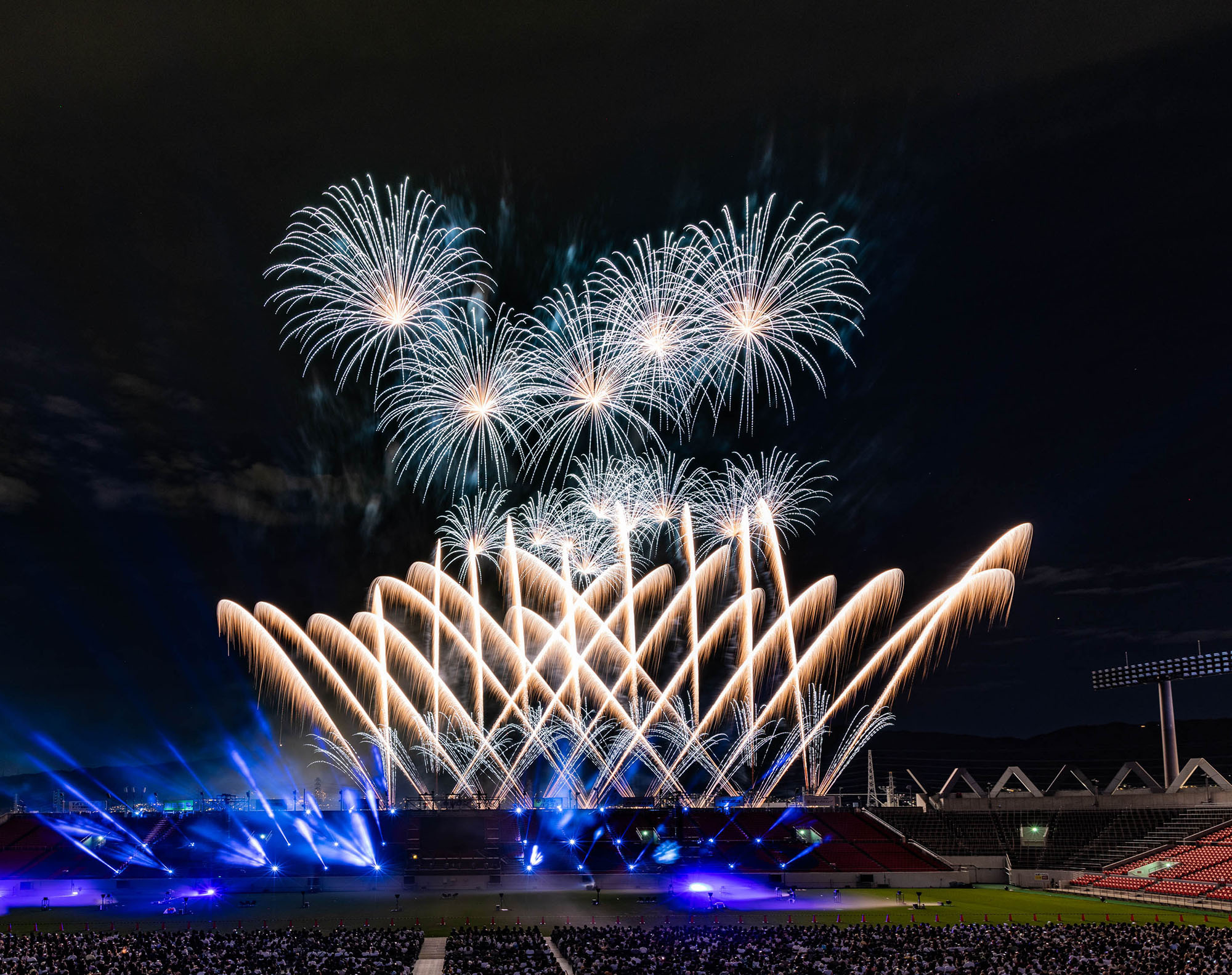 写真は2023年8月の花園ラグビー場特設会場での様子（主催者提供）