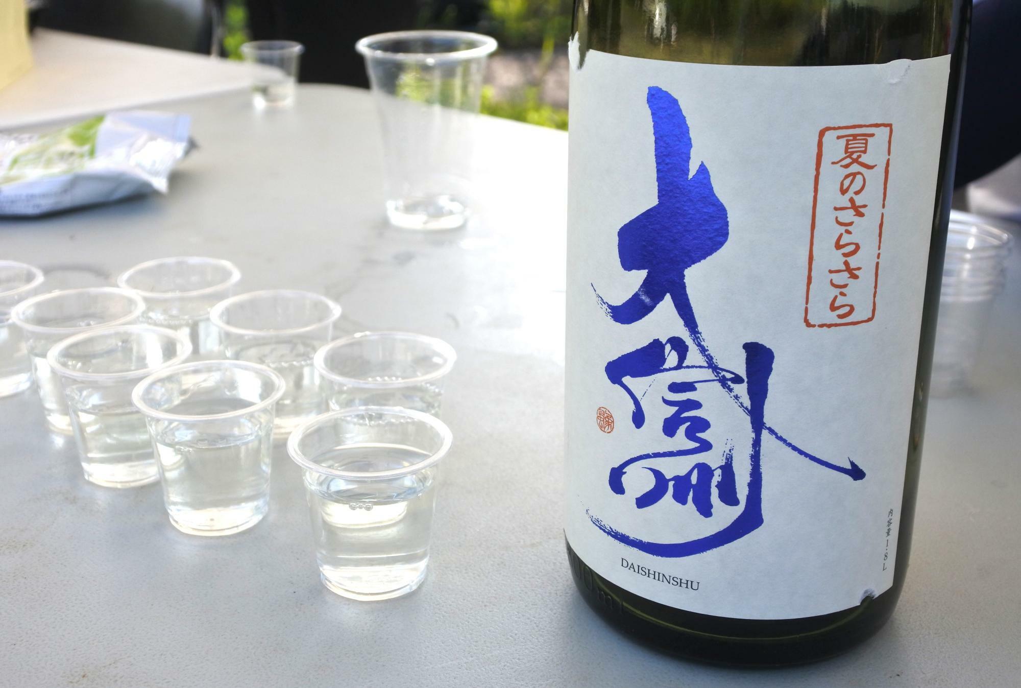 まろやかで芳醇な香りの純米吟醸酒。旨味があってさらっと飲みやすい。