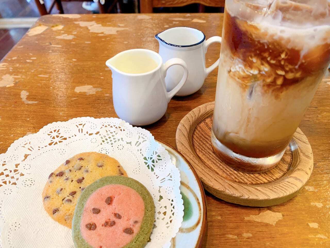 神戸市東灘区】ドリンク単品注文でも、ステラおばさんのクッキー２枚