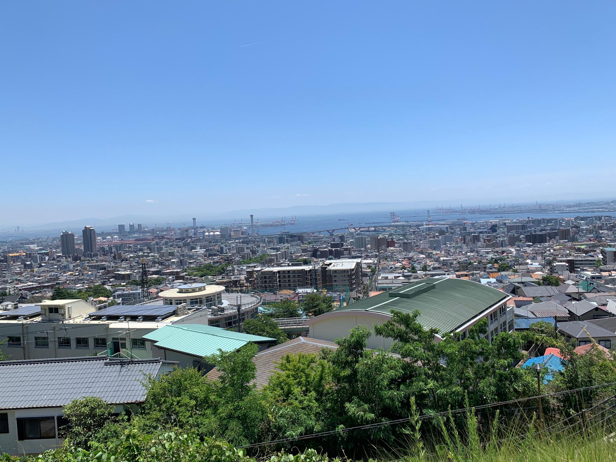 灘丸山公園からの眺望