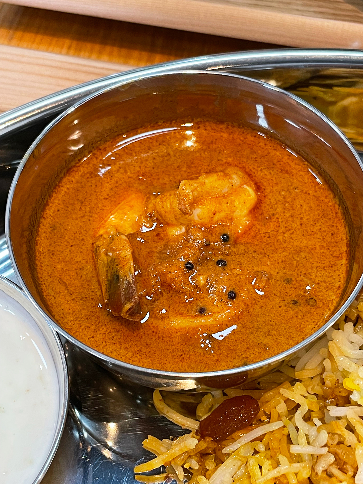 オプションで追加できるミニカレー