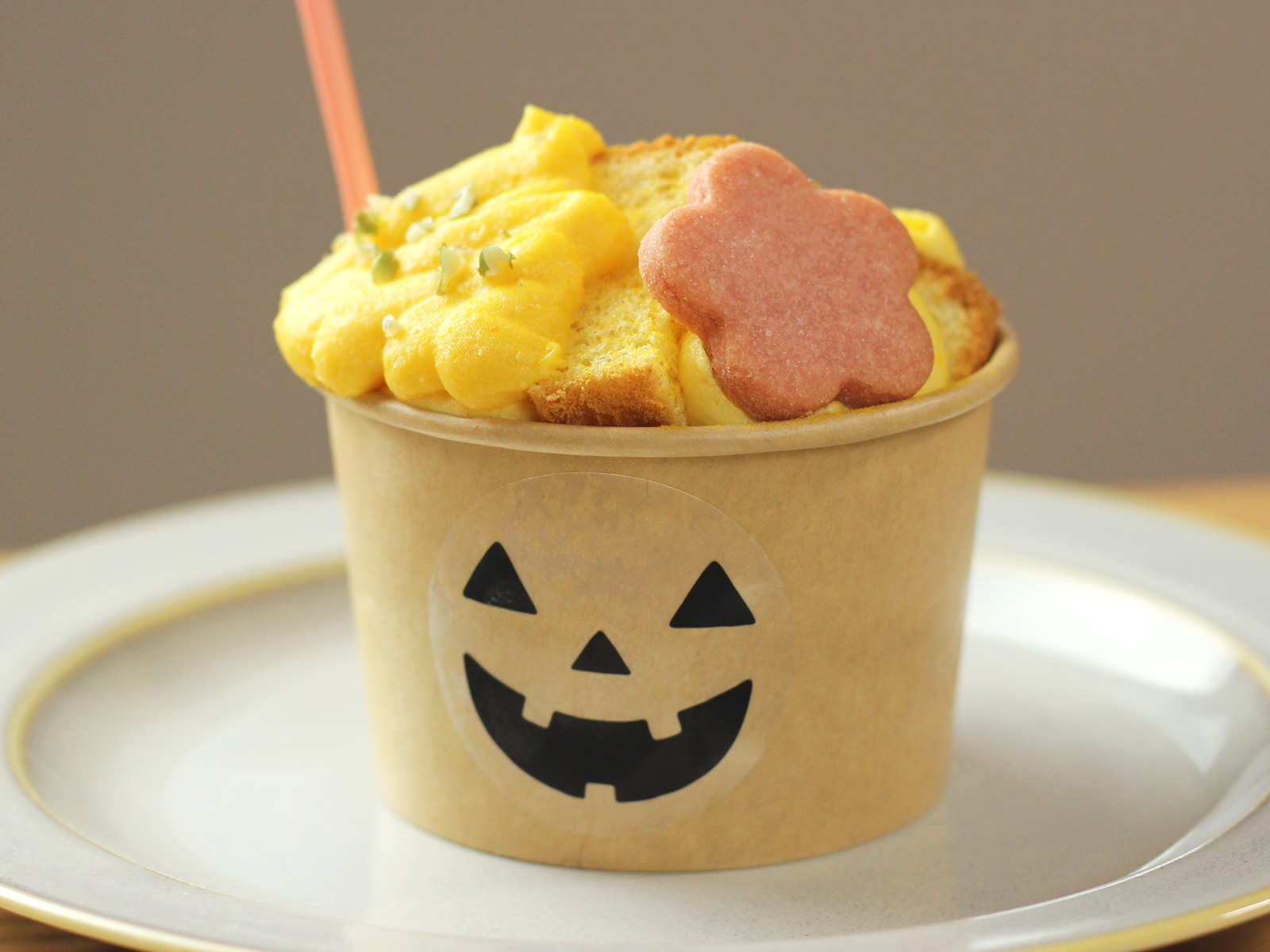かぼちゃのカップシフォンケーキ
