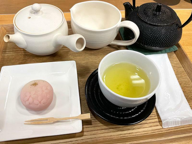 大川産おくひかりとお茶菓子セット（1,000円）
