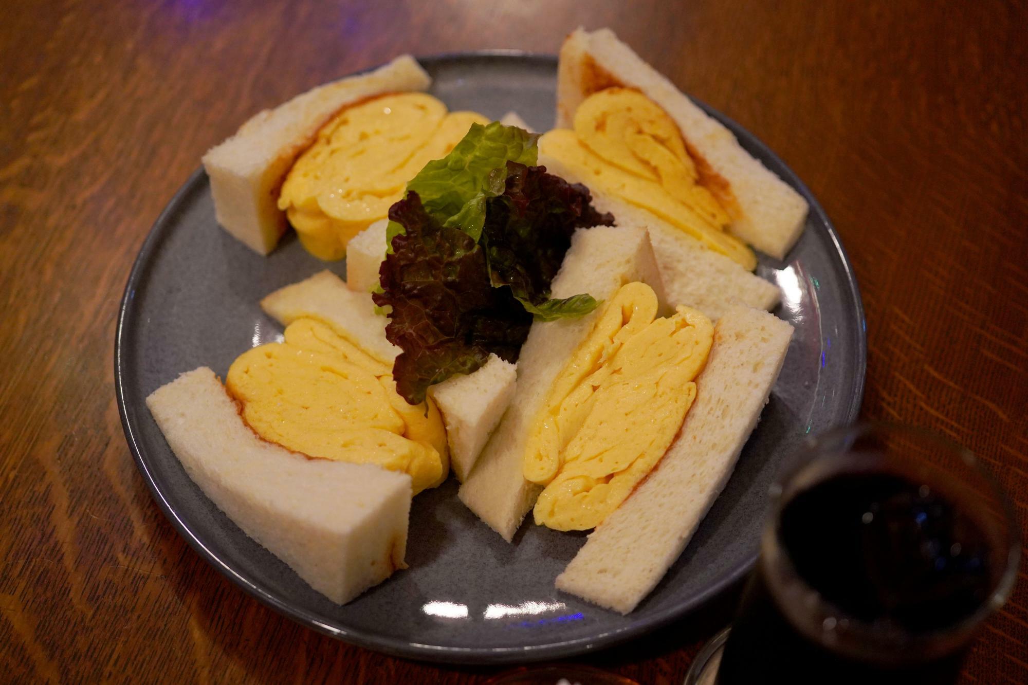 画像：よっしー＠関西グルメ　コロナの玉子サンド・元味　800円（税込）