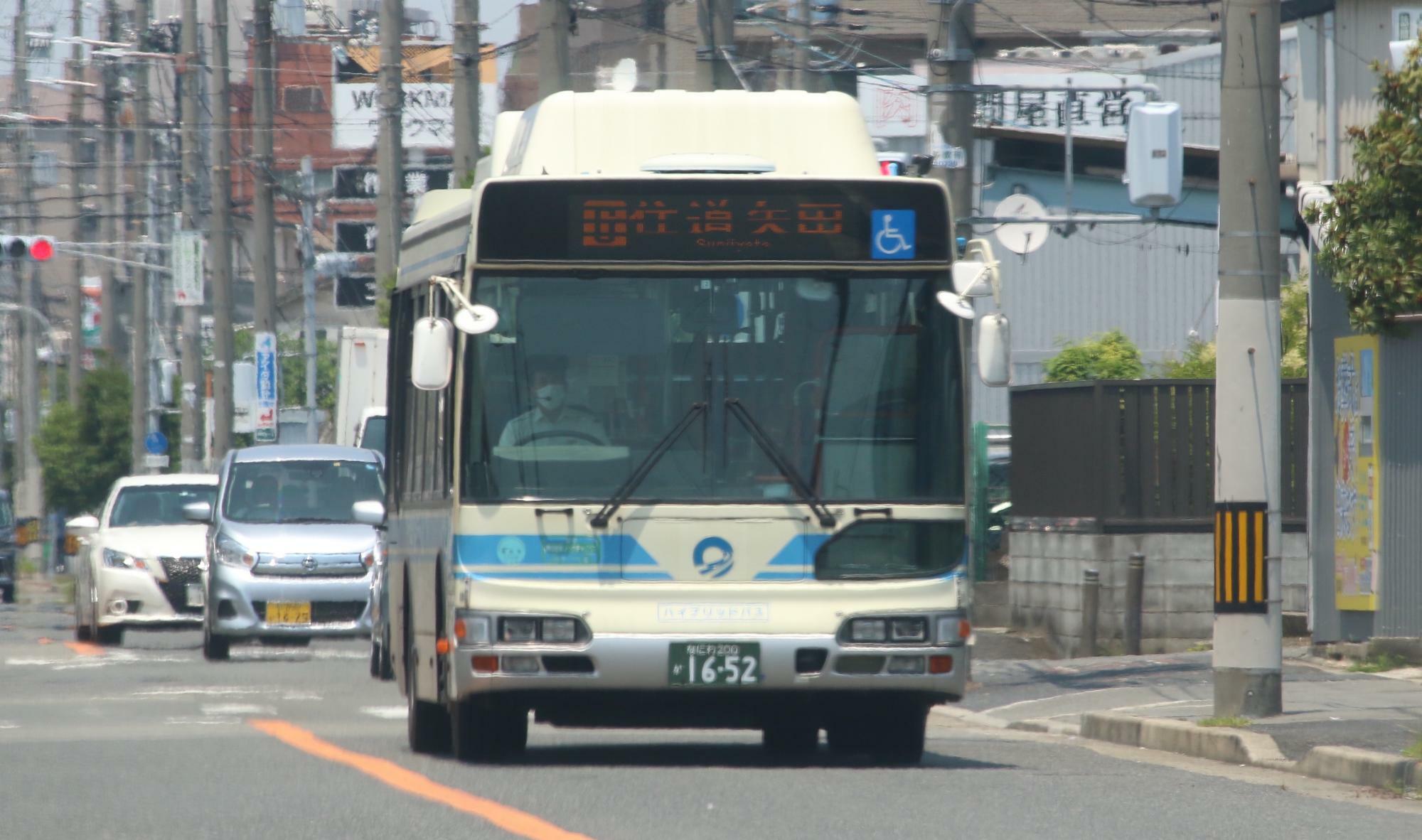 大阪シティバス、住道矢田バス停行き