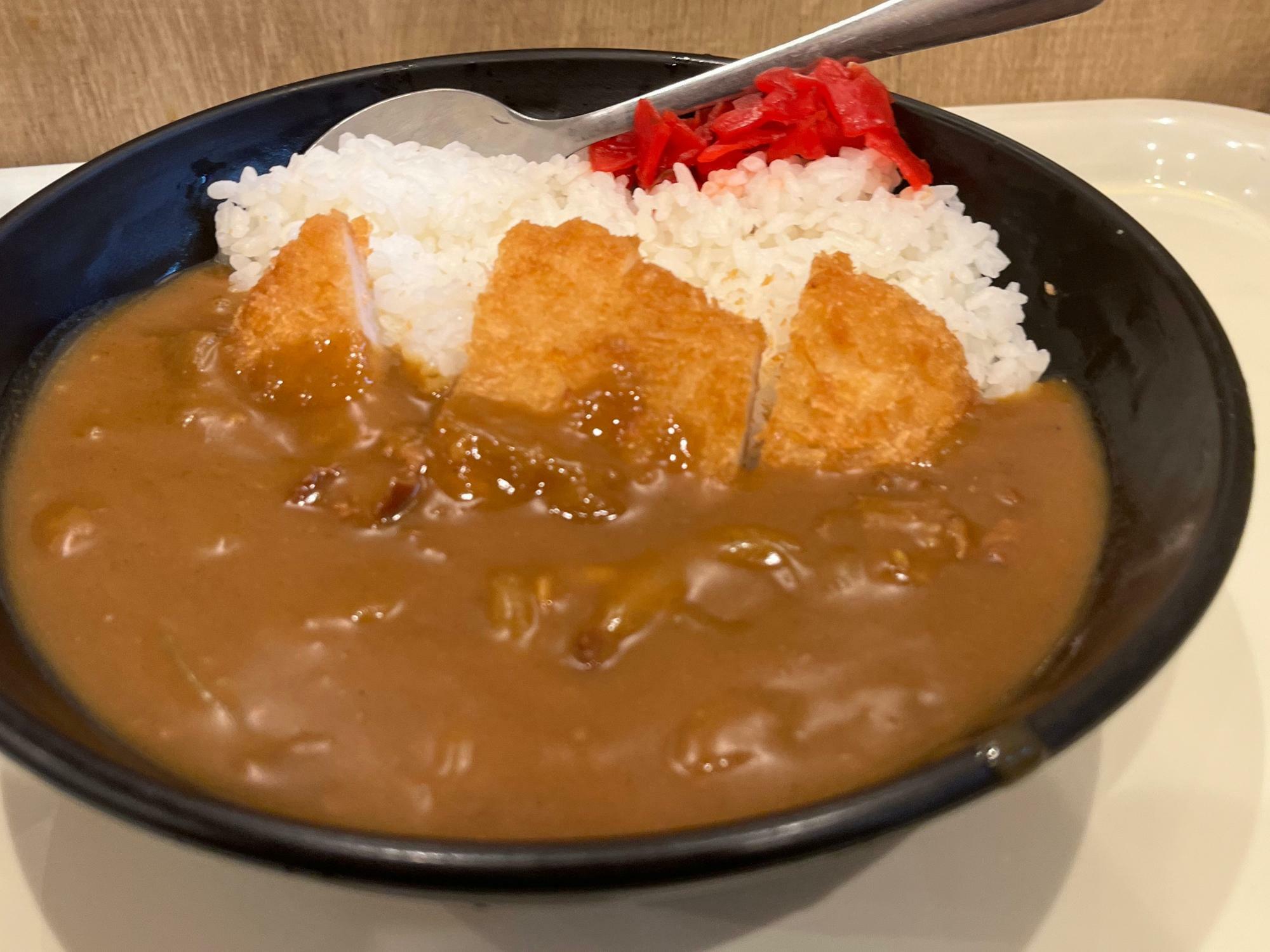 カツがサクサクで美味しい