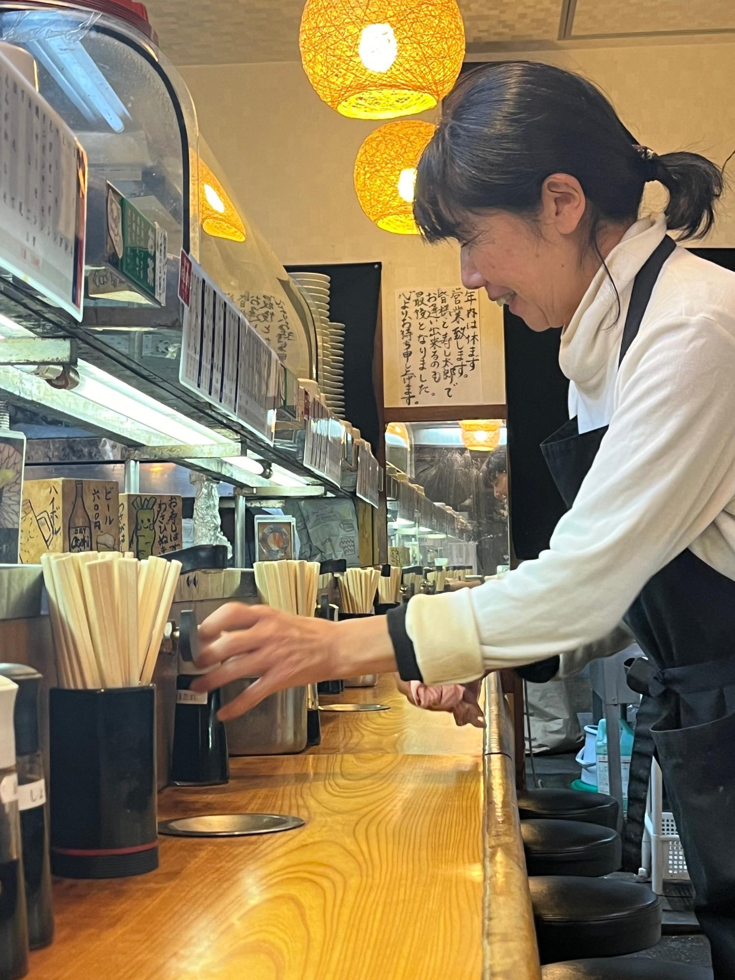 奥さんの笑顔、また、新たなお店で見たいです