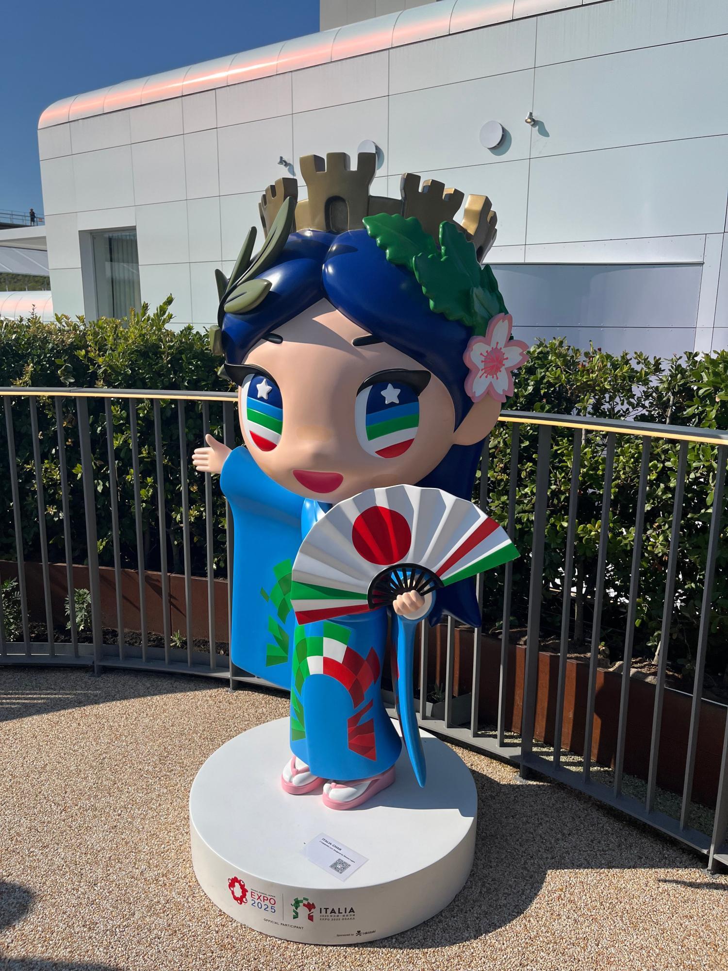 【大阪・関西万博】イタリア・パビリオン　イタリアちゃん記念 大阪万博・イタリア館 記念コイン パビリオン イタリアちゃん