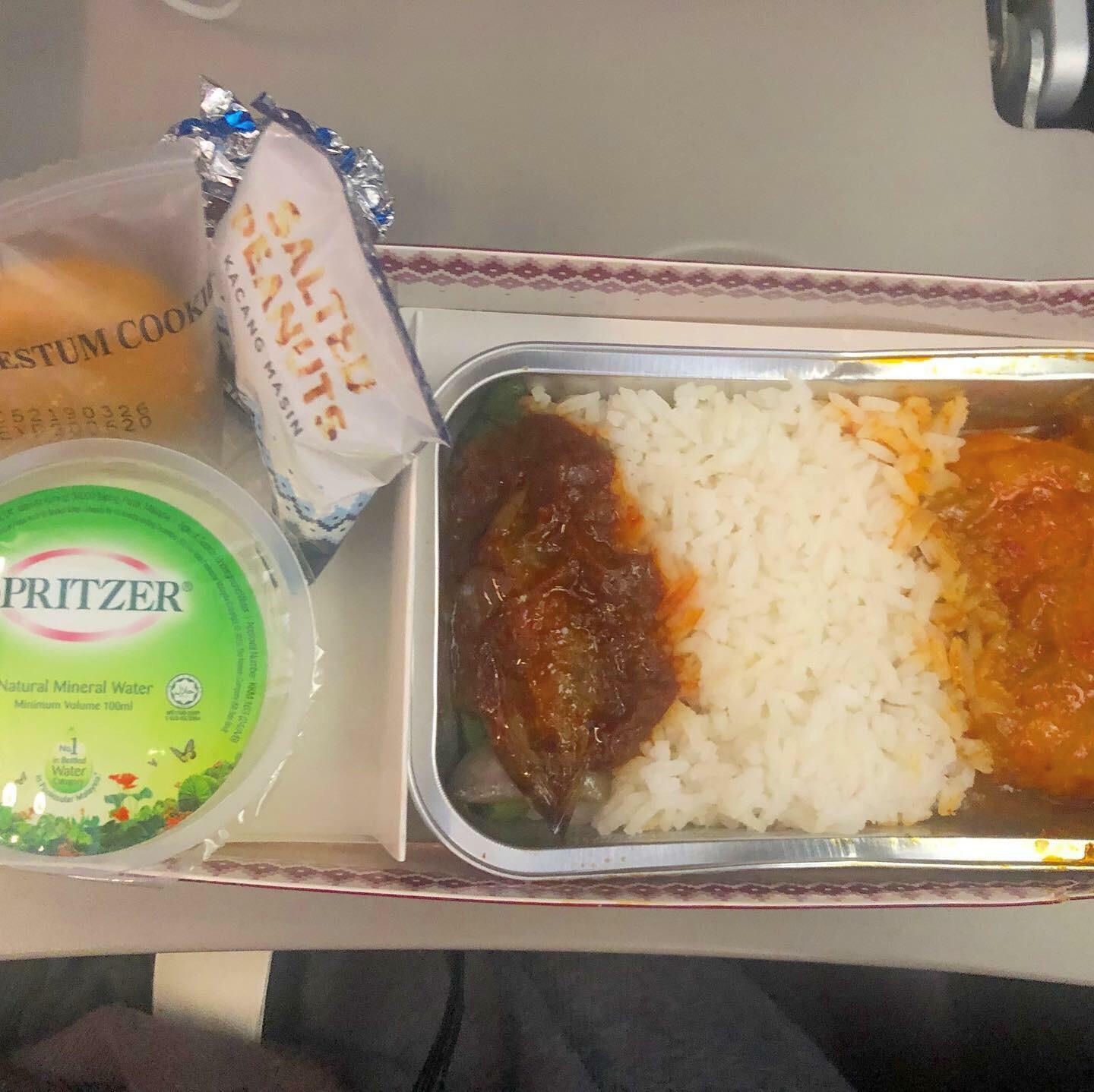 マレーシア航空の機内食