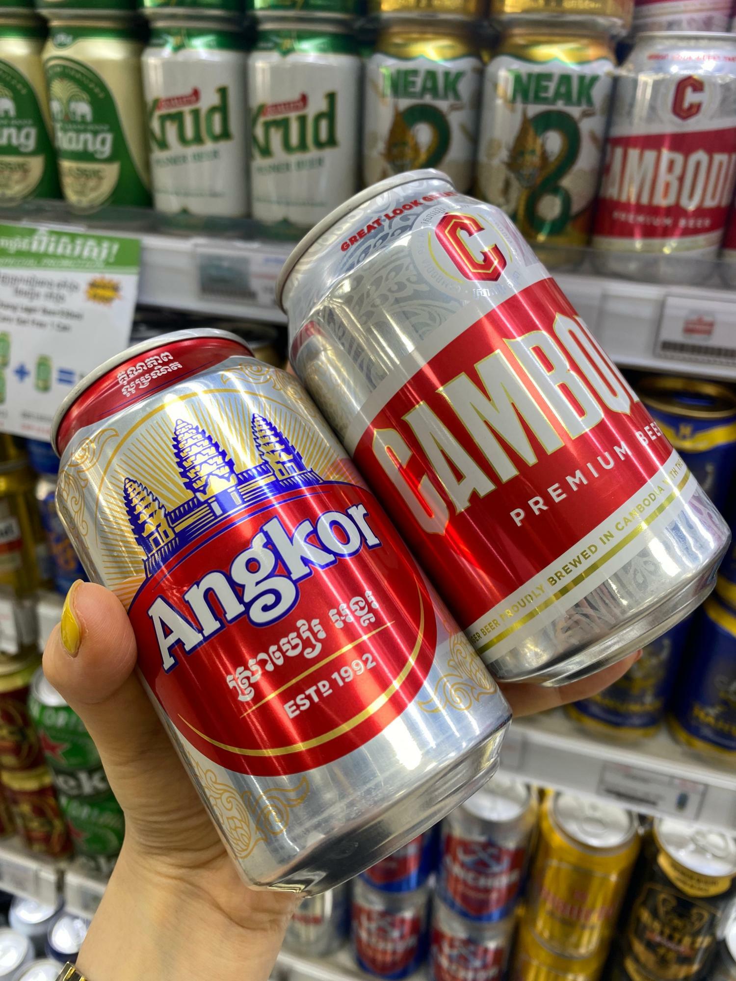 カンボジアのビール