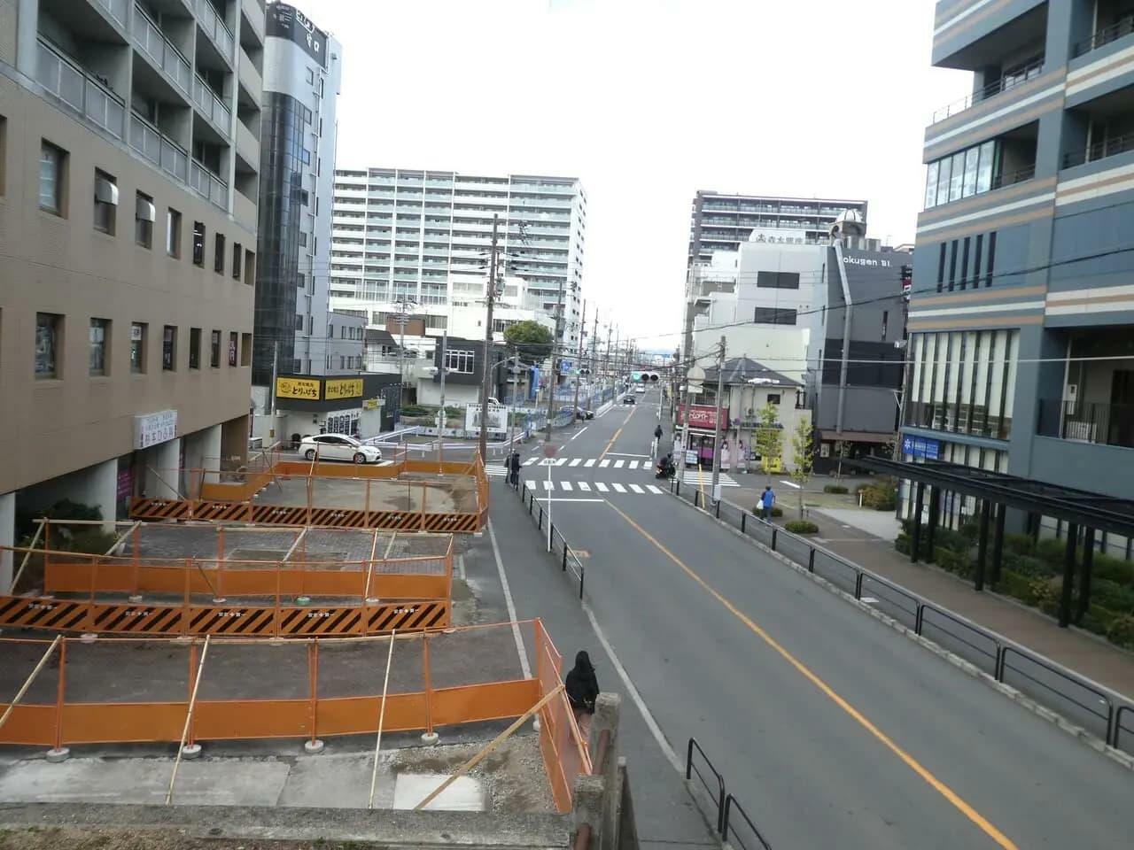 2020年10月撮影（文禄堤 本町橋から見た風景）