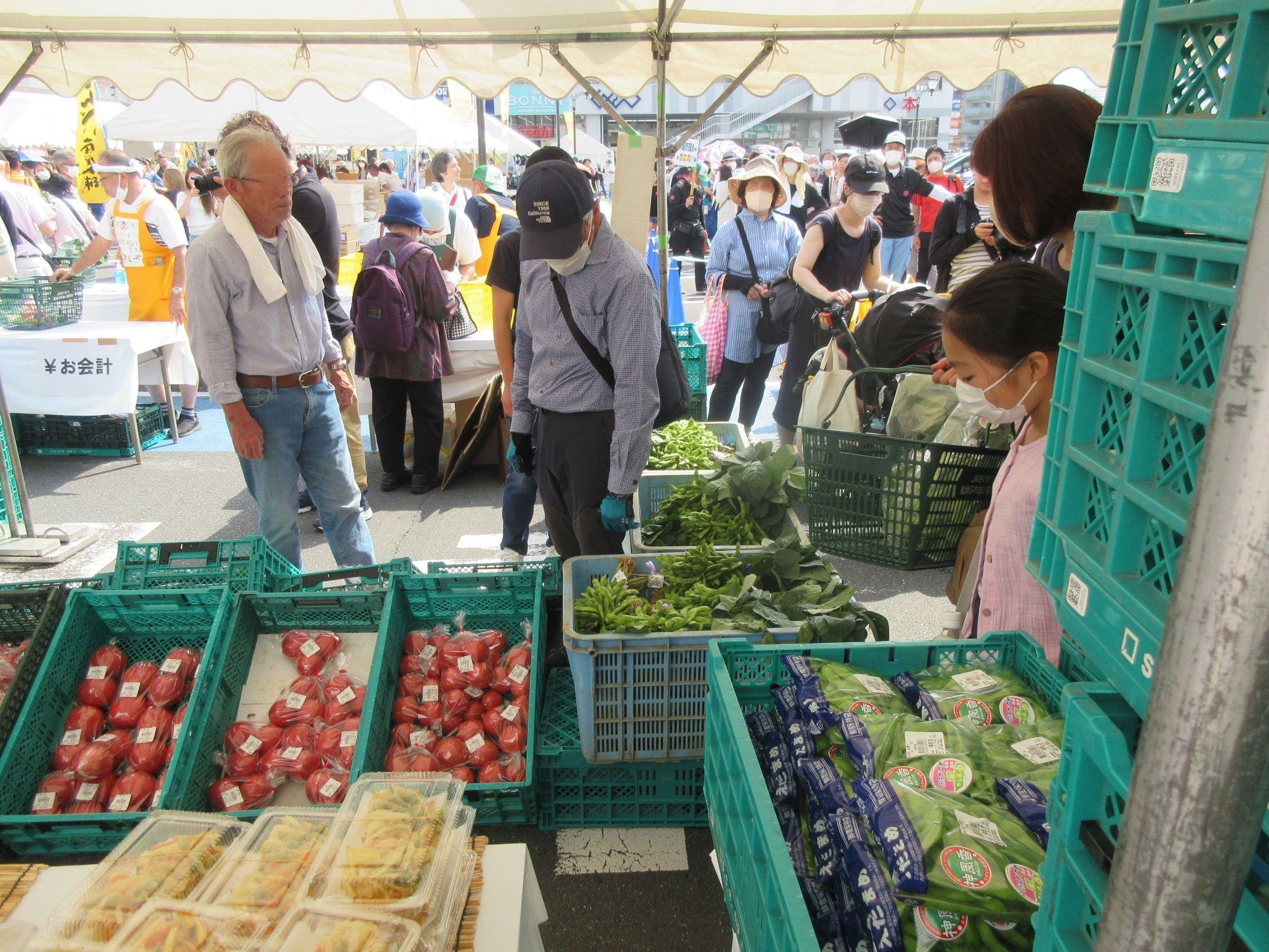 昨年のやしお枝豆大感謝祭の写真は八潮市商工会様よりご提供いただきました。