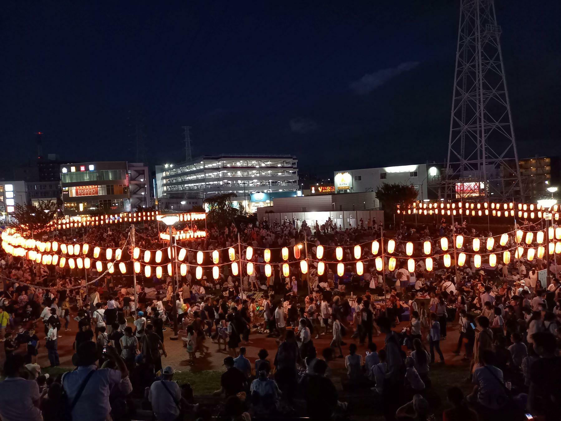 昨年の八潮夜市の写真、八潮市観光協会様よりご提供いただきました。