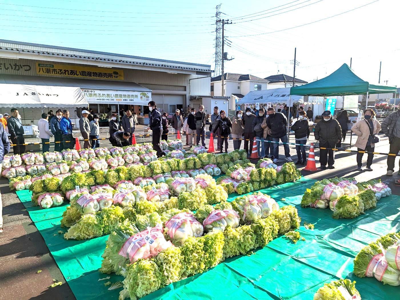 ＪＡさいかつ様より前回「山東菜まつり」の写真をご提供いただきました。