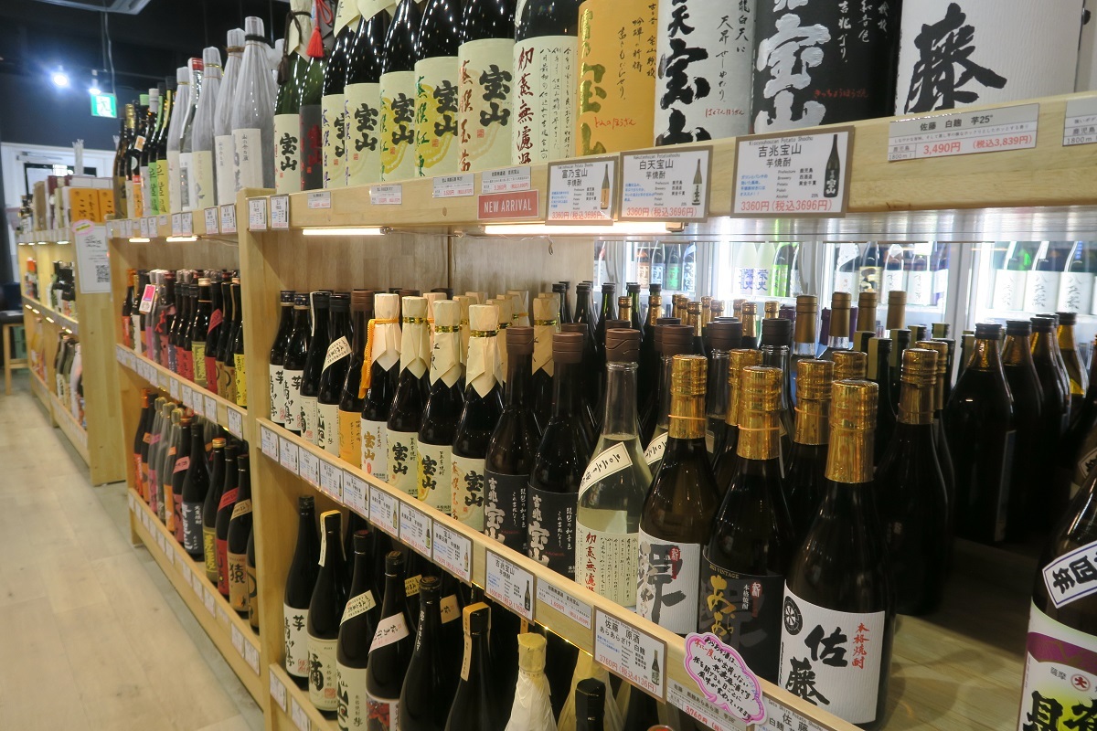 IZUMIYAはお酒の種類が豊富です