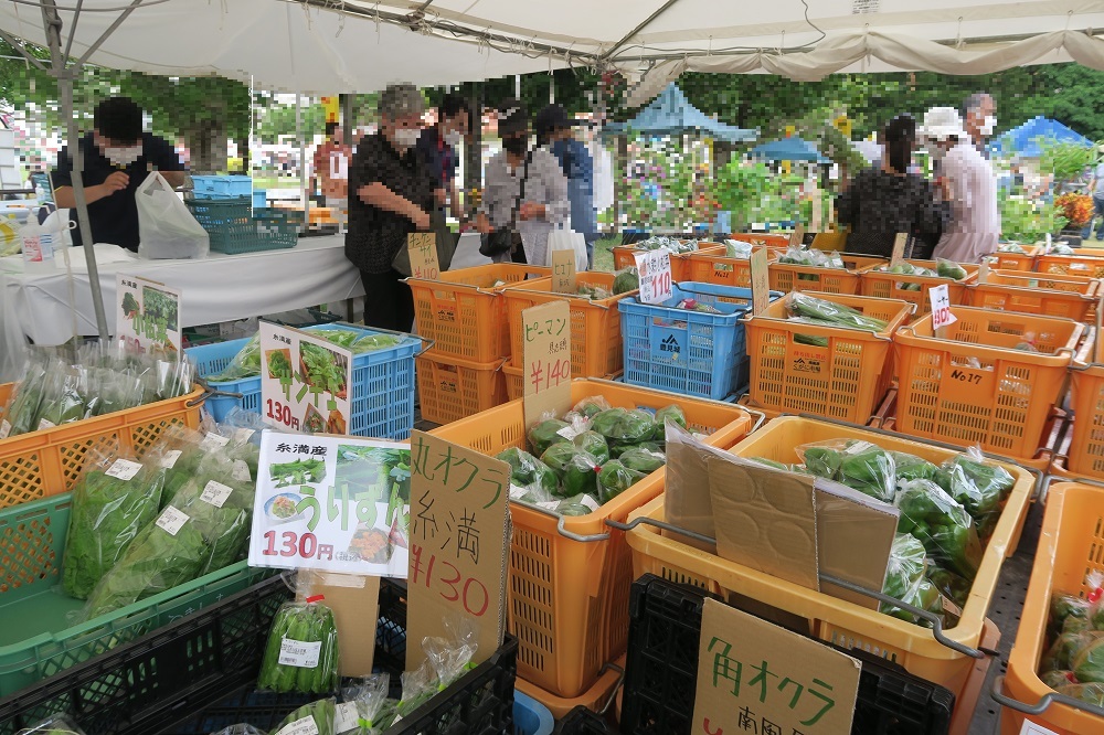 県産野菜がたくさん