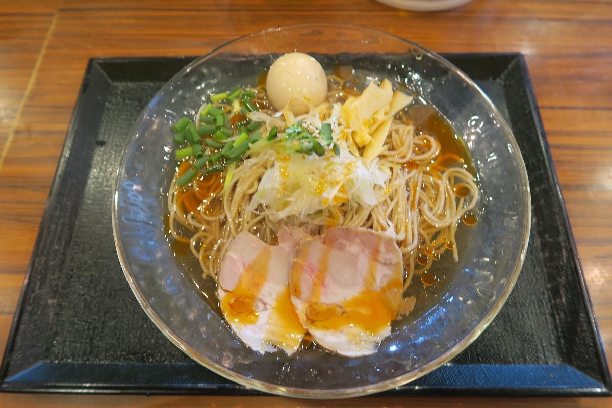 鶏そば新里の冷やし中華