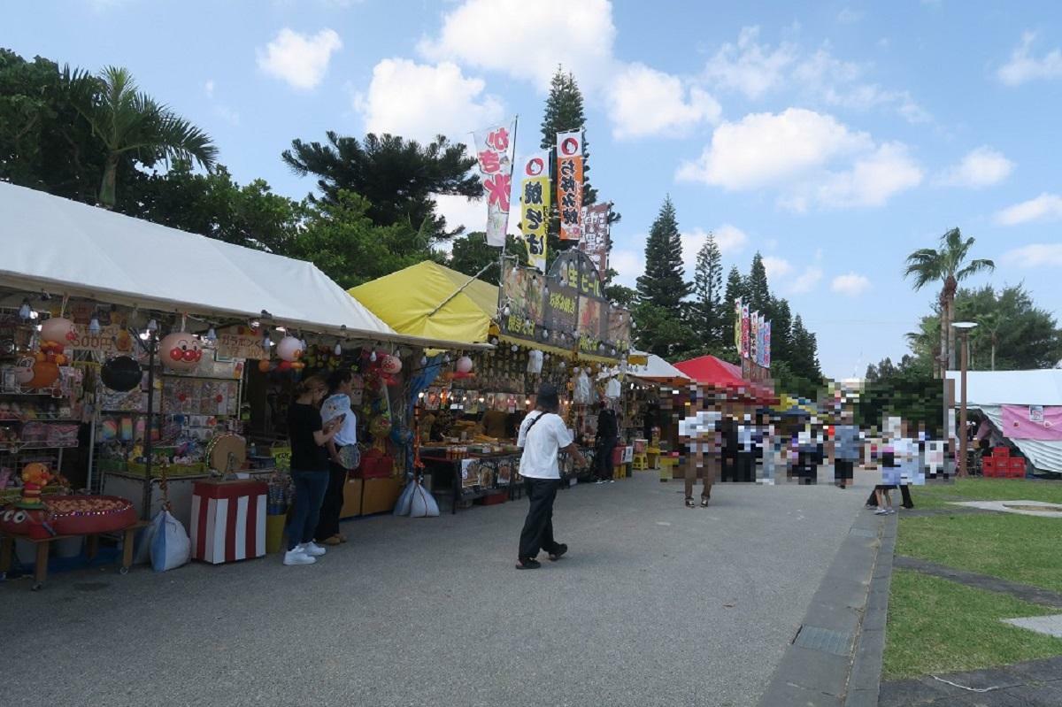 川沿いの出店エリア