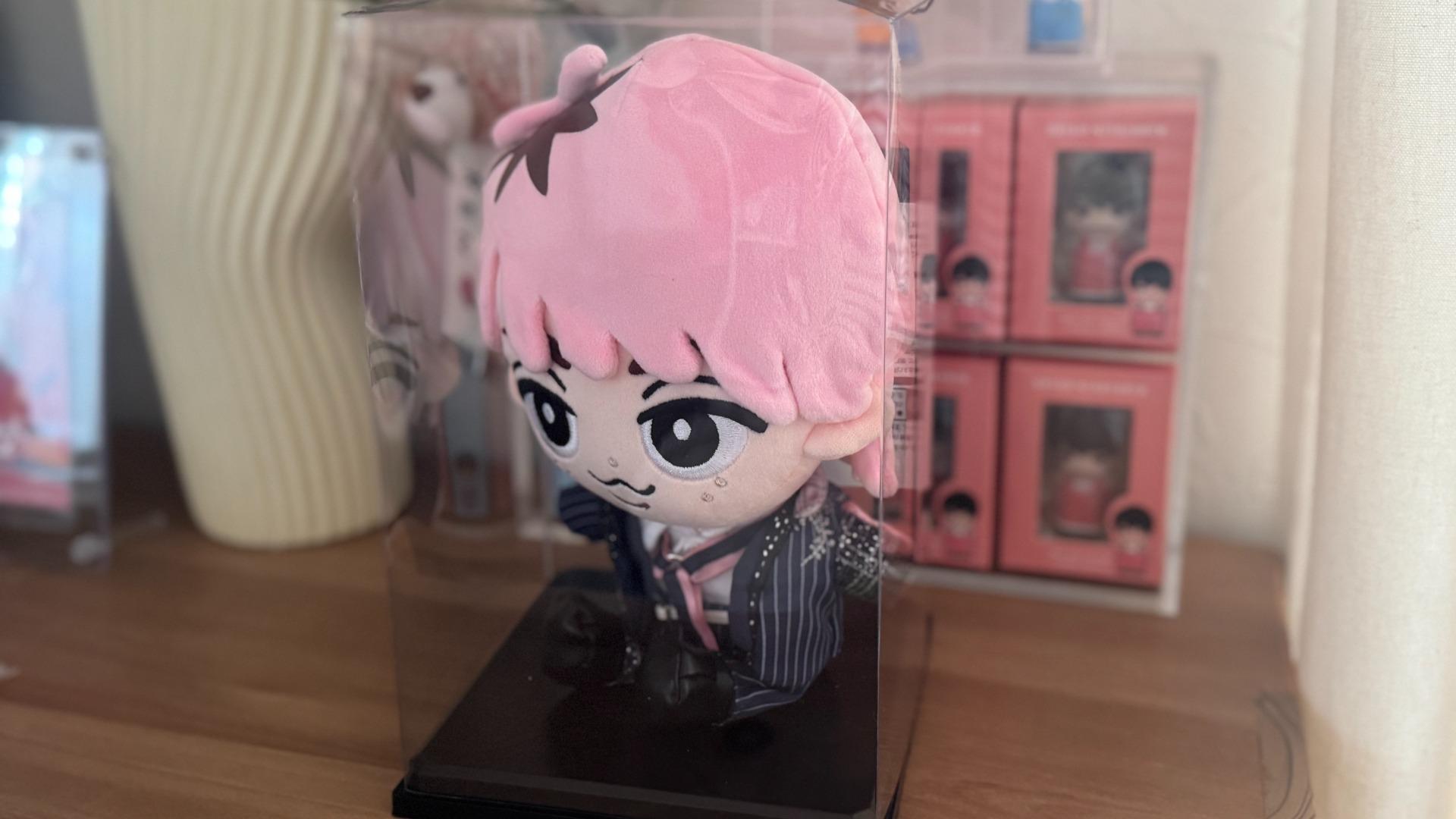 セリア ぬいぐるみ収納ケース すのチル Bigぬいぐるみ ディスプレイケース 100均で発見】大きめのぬいぐるみ(すのチル BIGぬいぐるみ)収納