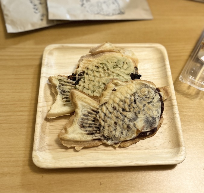 薄皮たい焼き　小倉あんとずんだあん