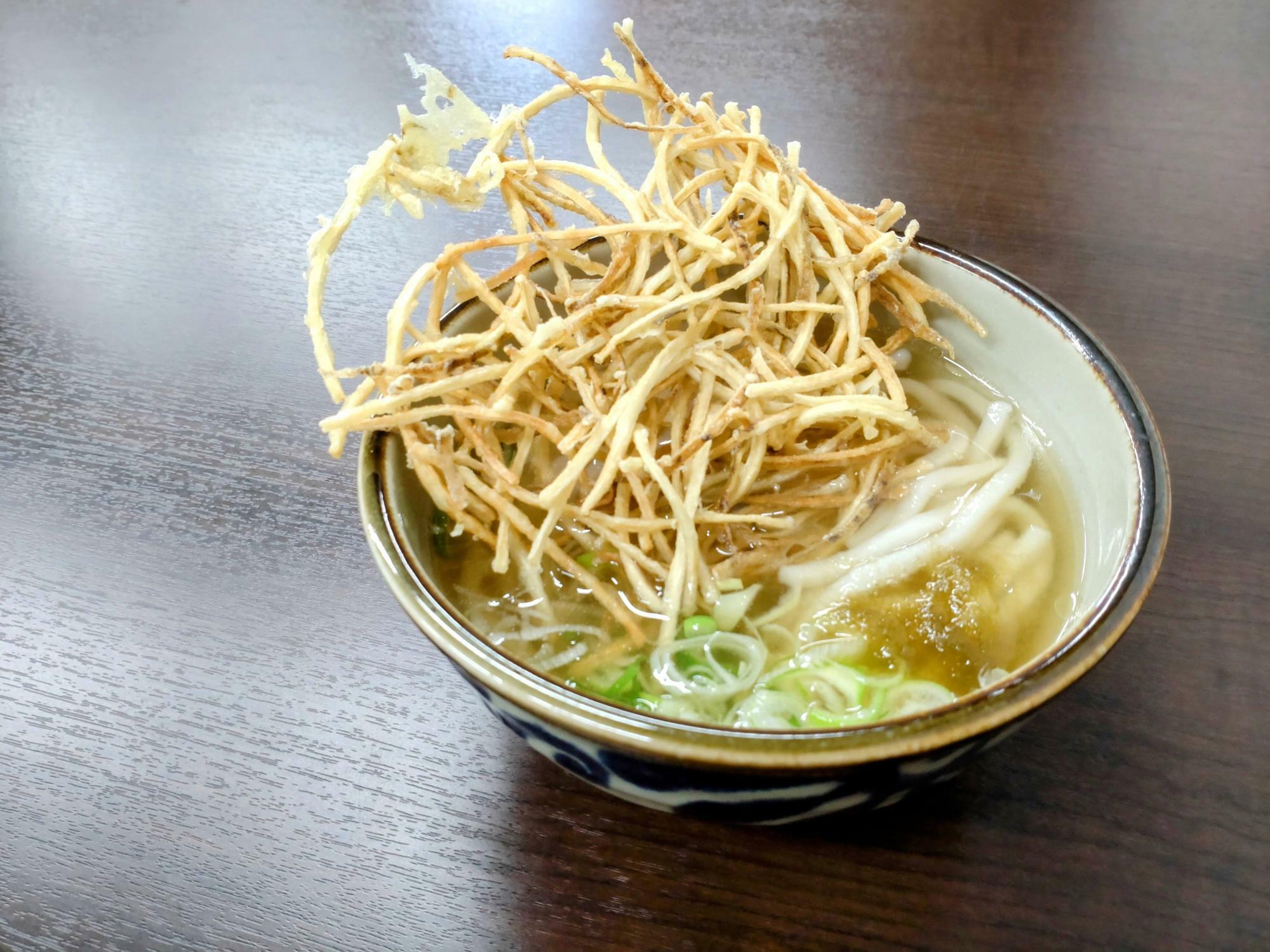 ごぼううどん　650円(税込)