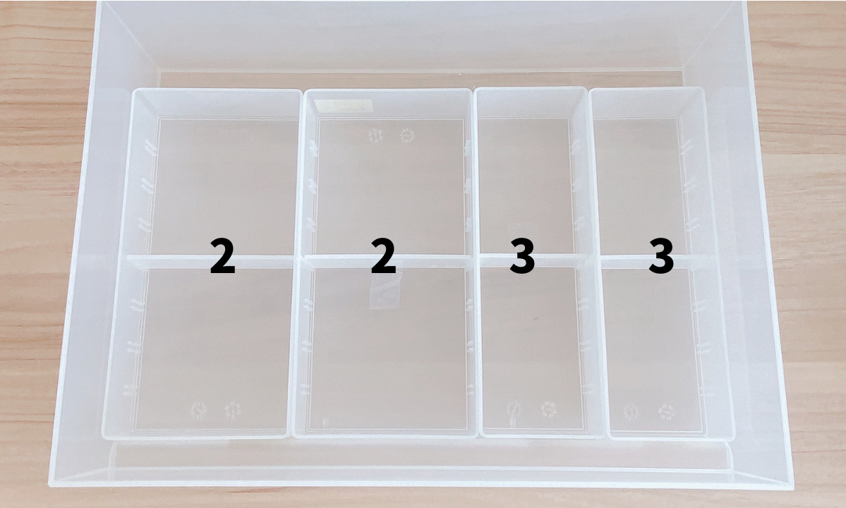無印良品】引出しとあのトレーを組み合わせれば、ほとんどの小物が整う