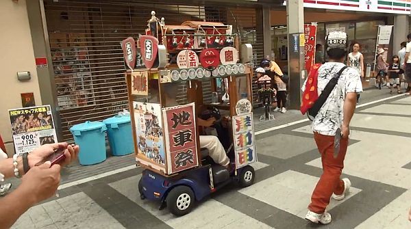 動画】＜もうすぐ岸和田だんじり祭＞名物、ミニだんじりカーの