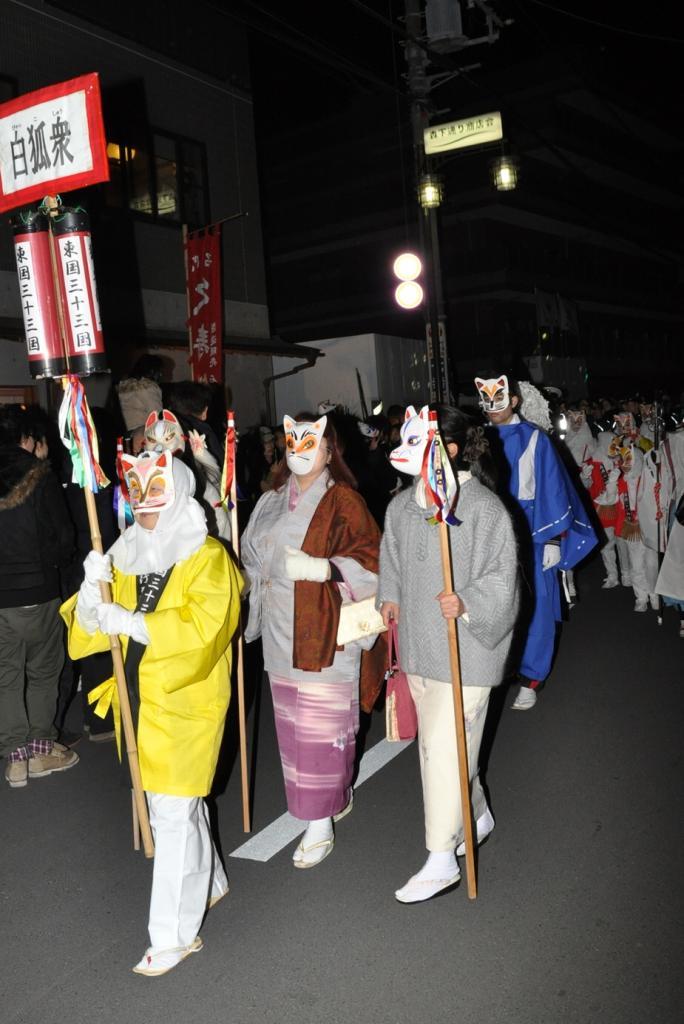 歌川広重の浮世絵を再現する「王子狐の行列」を元旦に開催 ／東京