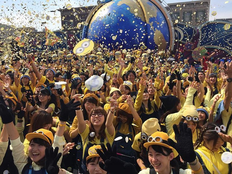 ミニオンがいっぱい Usj 仮装で熱狂 イベント The Page Yahoo ニュース