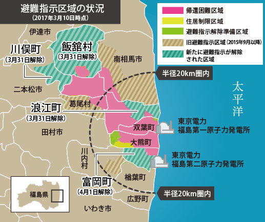 原発の町」富岡町が避難解除 町に少しずつ増える“ぬくもり”と決意の火（THE PAGE） - Yahoo!ニュース