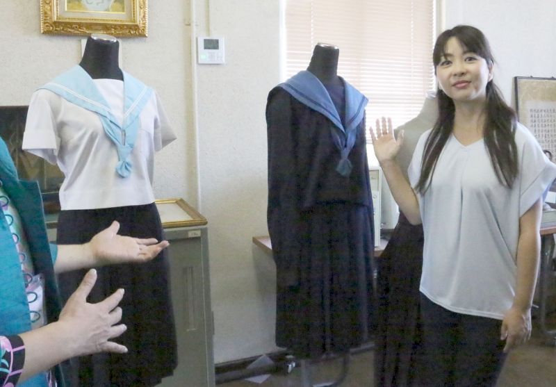 111年の歴史に憧れのセーラー服 大阪・夕陽丘高に潜入後編
