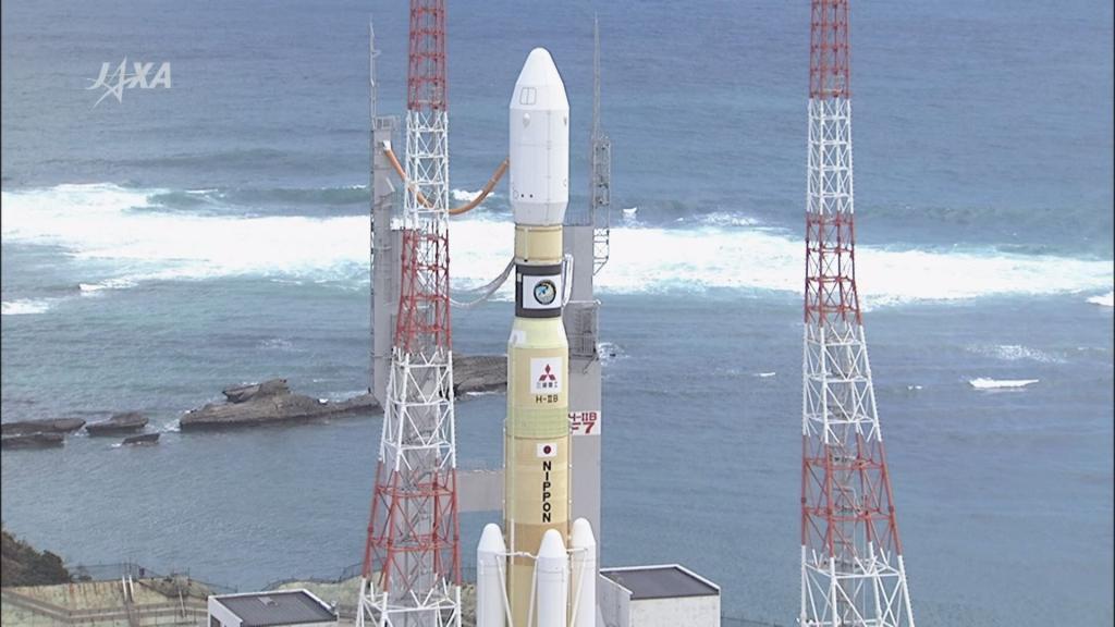 地球から複数のロケットが発射され、大気が変な星に向かって輝い
