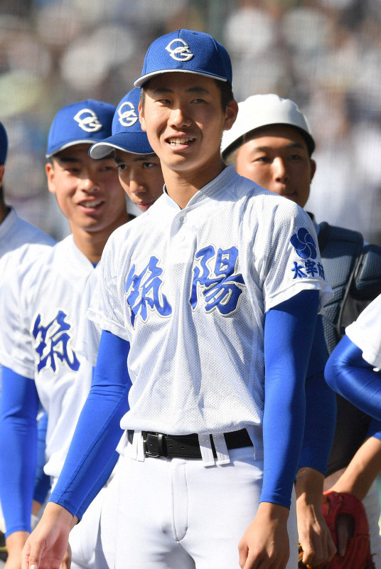 最新情報 甲子園出場校 背番号18】付 ふさぐ 野球部 筑陽学園高校 福岡県 実使用、サイン入り