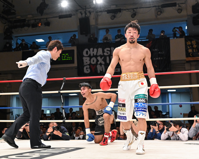 豪快TKO勝利の“激闘王“八重樫が引退を賭けて狙うは「記憶に残る4