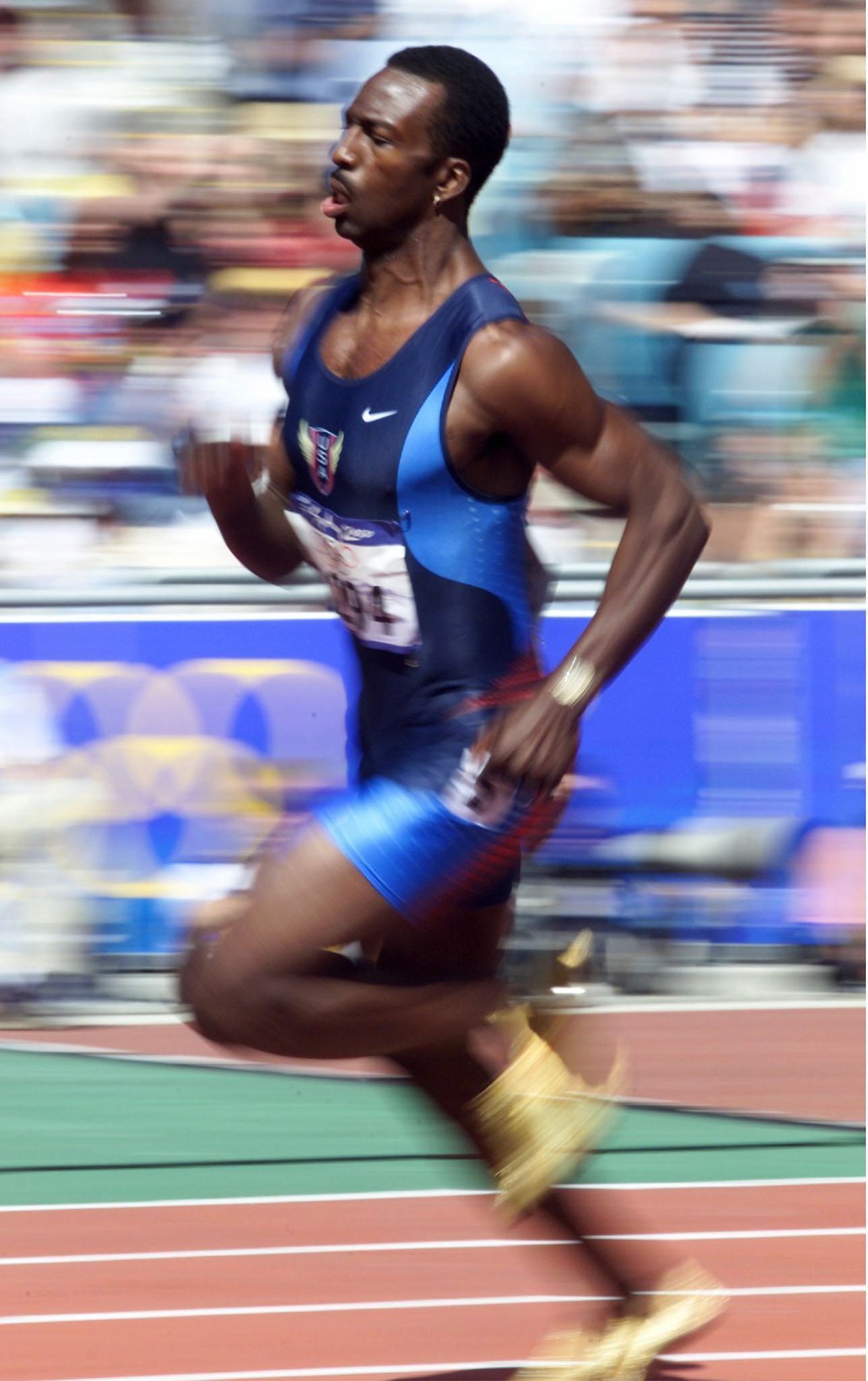 マイケル・ジョンソン フィギュア ゴールスパイク版 200m 400m 世界記録 マイケル・ジョンソン フィギュア ゴールスパイク版 200m 400m