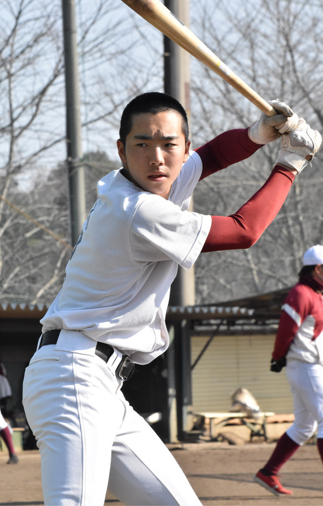 常総学院　選抜出場記念　野球　Vジャン センバツ高校野球 常総学院 選手紹介 渡辺翔太三塁手 ／茨城