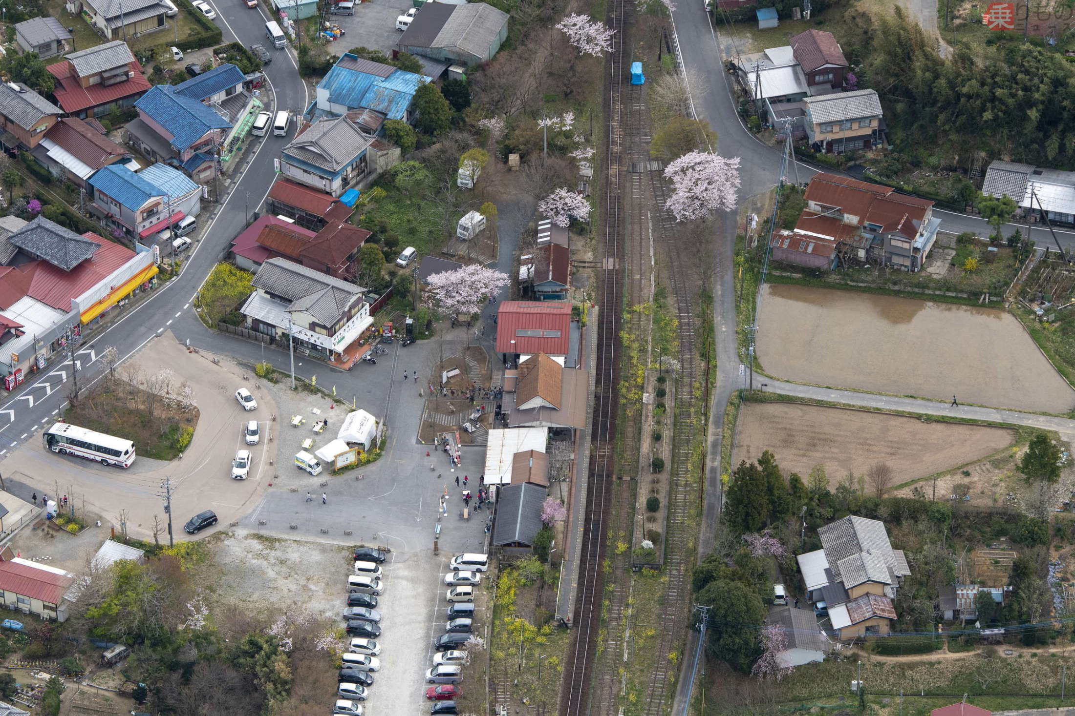 【空から撮った鉄道】春うららかな房総半島の私鉄1 小湊鐵道
