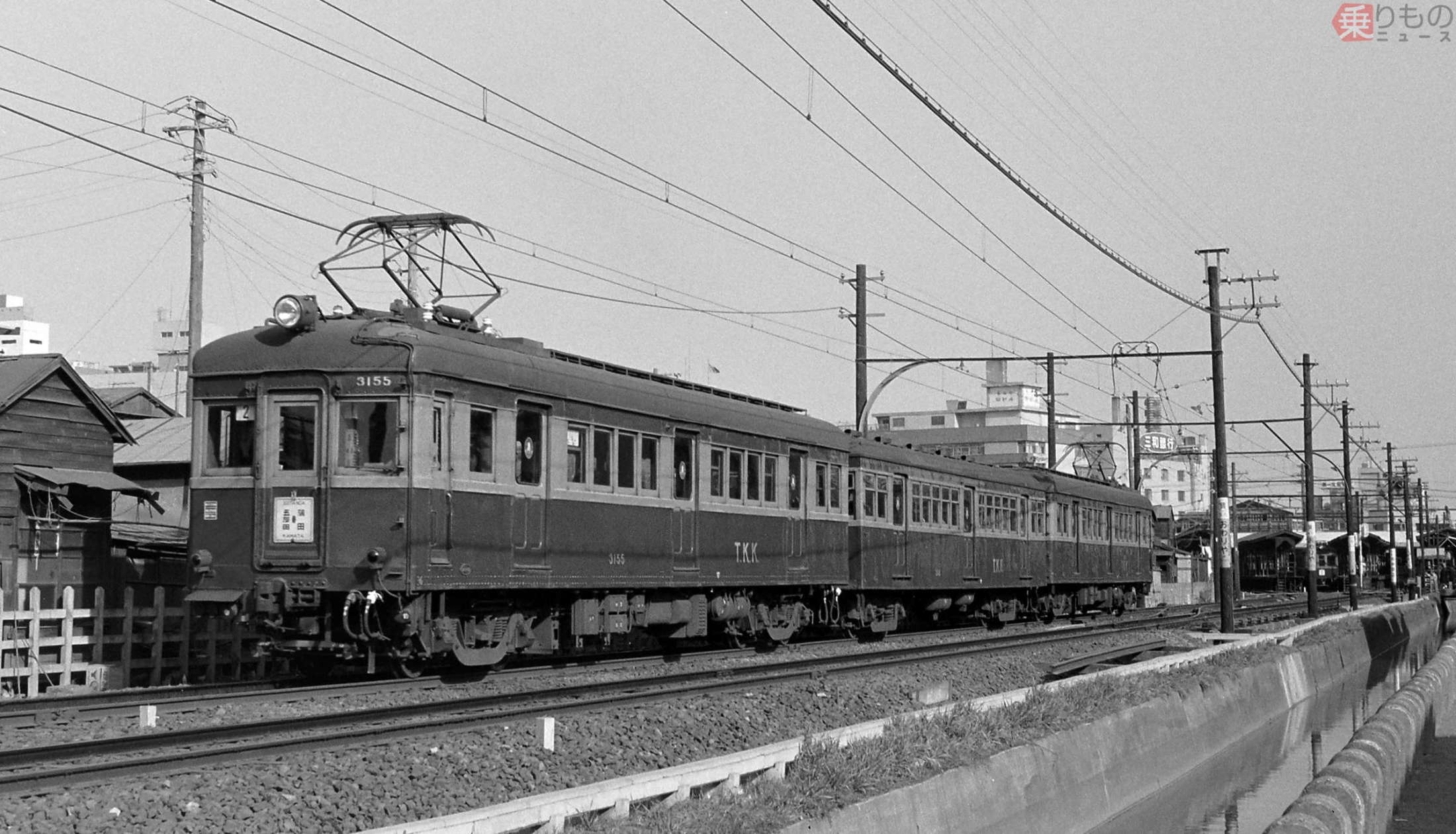 懐かしの私鉄写真】形態は多種多様 昭和41年に撮影した東急電鉄の旧型車両たち（乗りものニュース） - Yahoo!ニュース