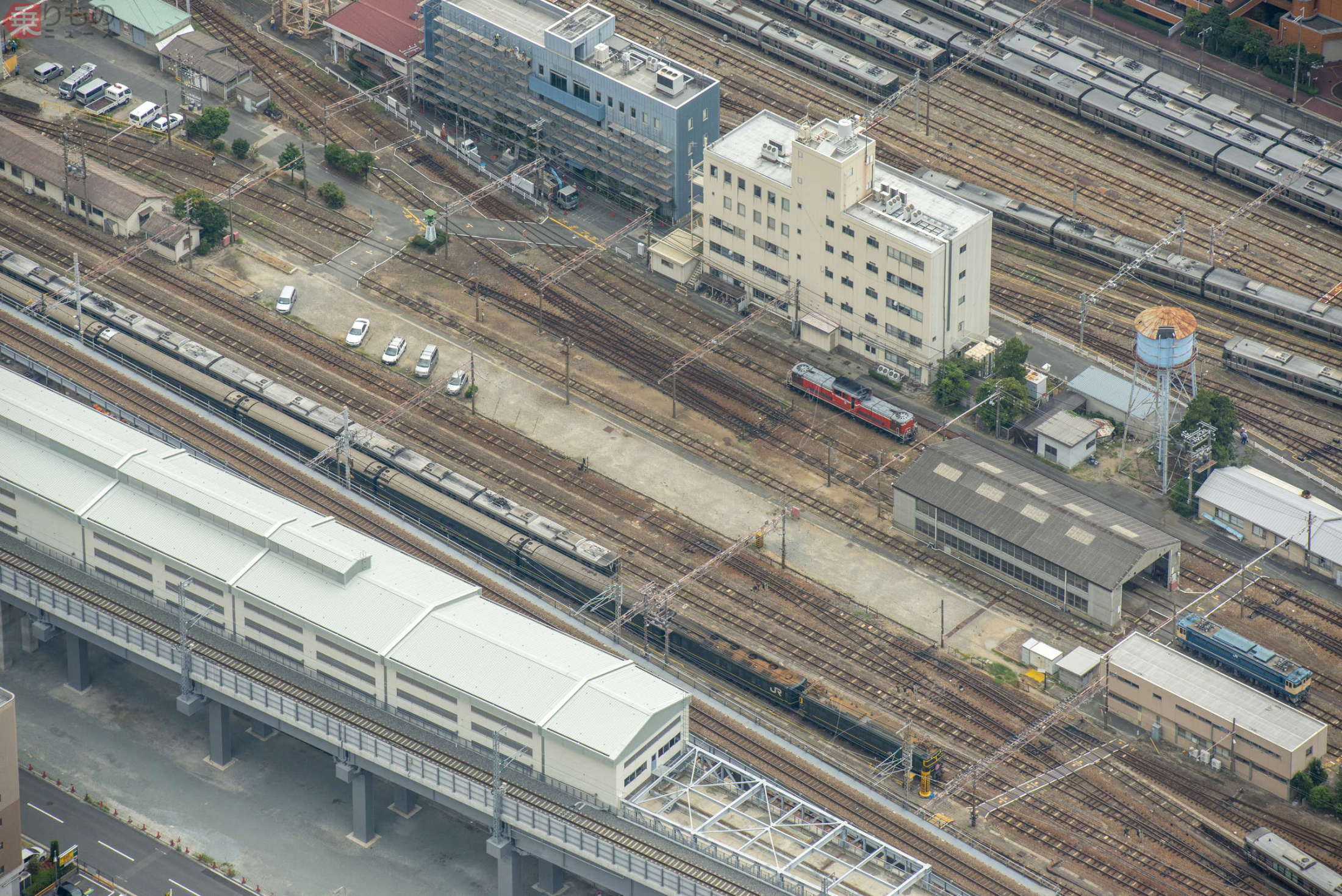 空から撮った鉄道】寝台特急「トワイライトエクスプレス」と「北斗星