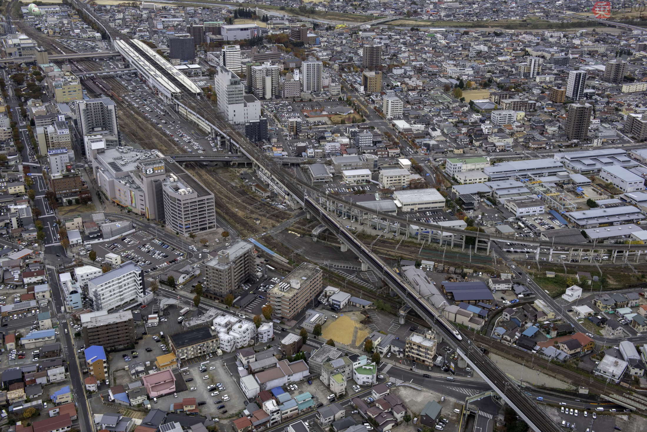 【空から撮った鉄道】東北の新幹線分岐箇所を観察する