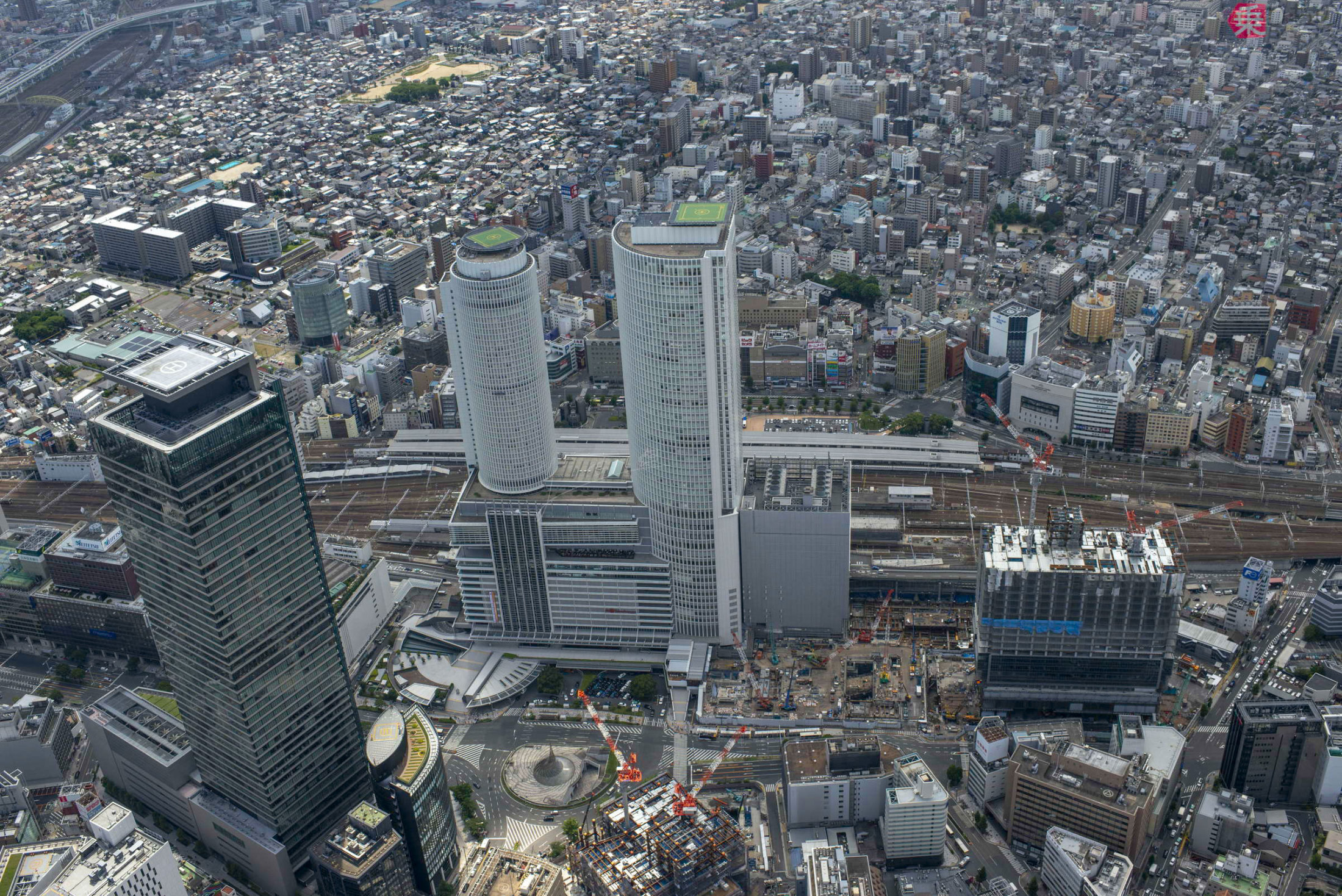 【空から撮った鉄道】名古屋駅の上空観察 2014年と2022年の空撮から