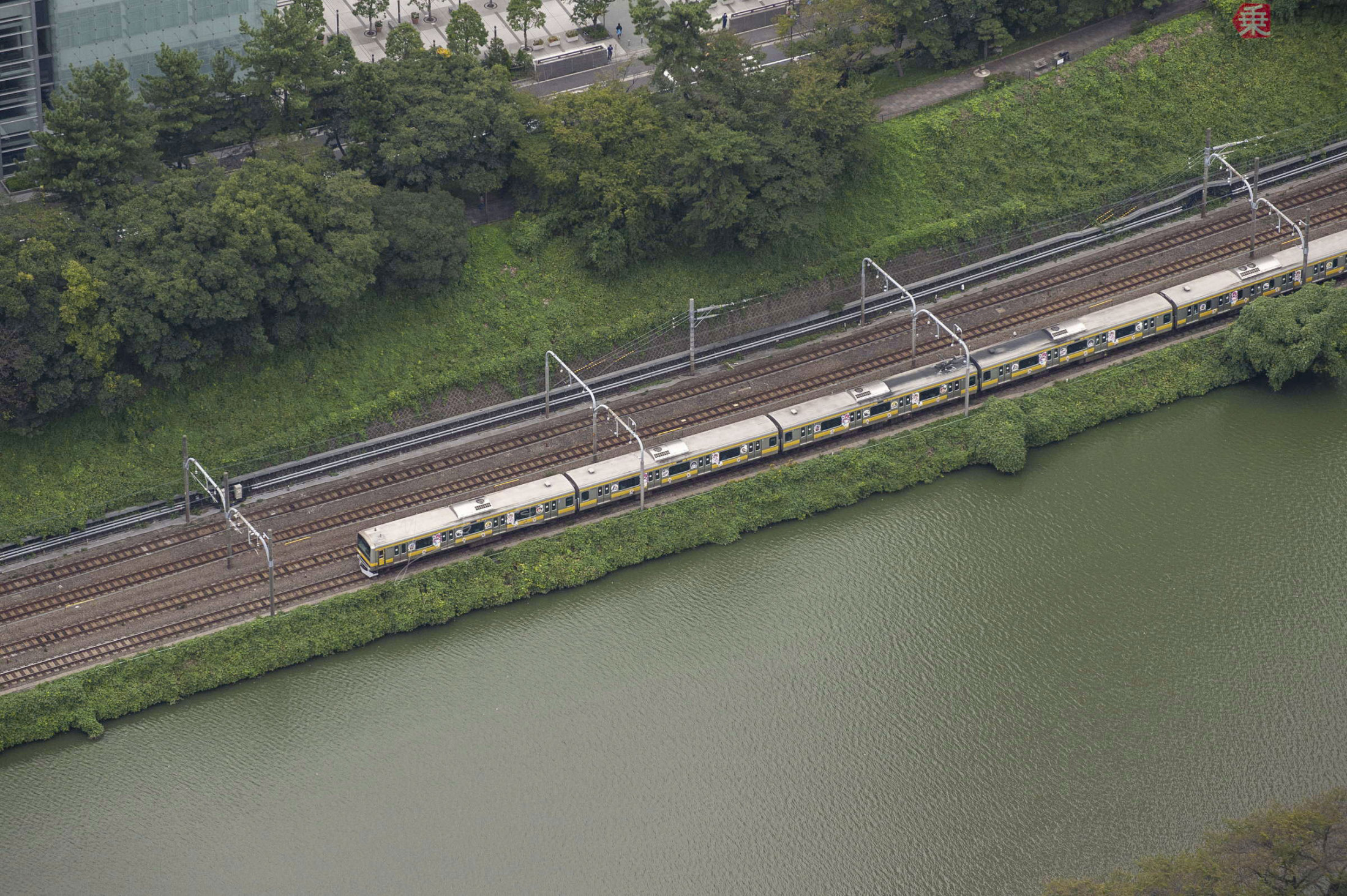 【空から撮った鉄道】中央線東京～高尾間の点描 10数年の空撮から